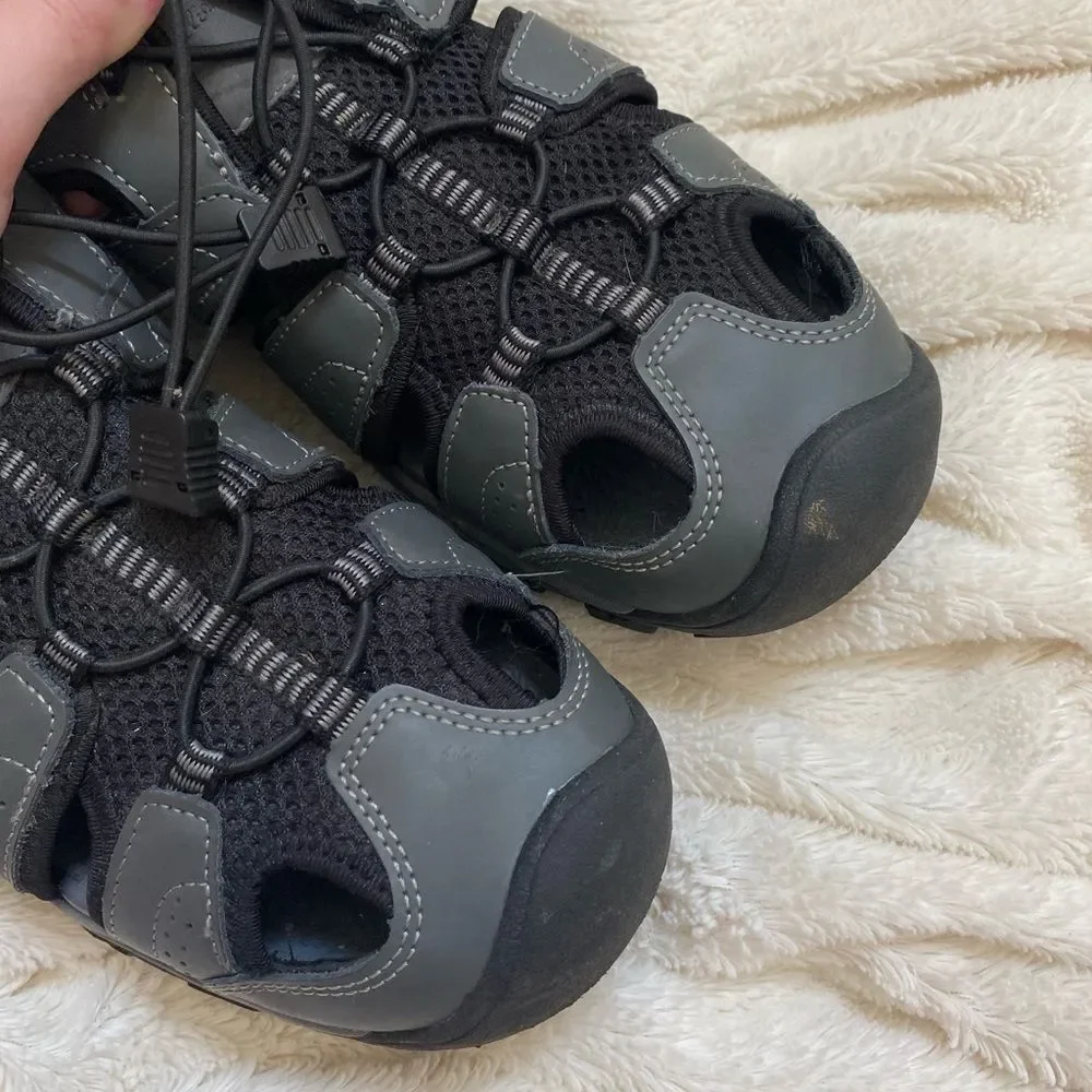 Eddie Bauer leather Stewart hiking sandals
